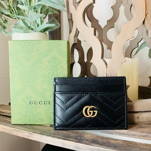 Gucci Black Leather Cardholder